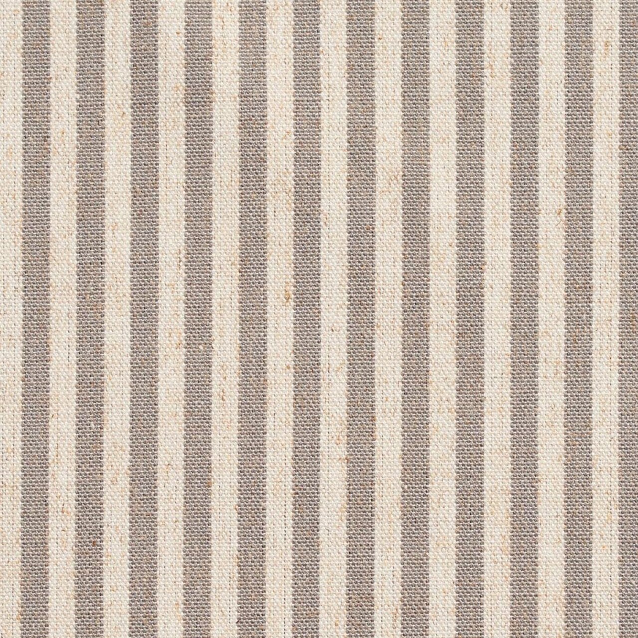 Grey Stripe Linen Look Woven Pattern Upholstery Fabric by The Yard - SKU: Maurice Stone